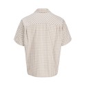 JACK & JONES Austin kortærmet clean check skjorte - Antique White