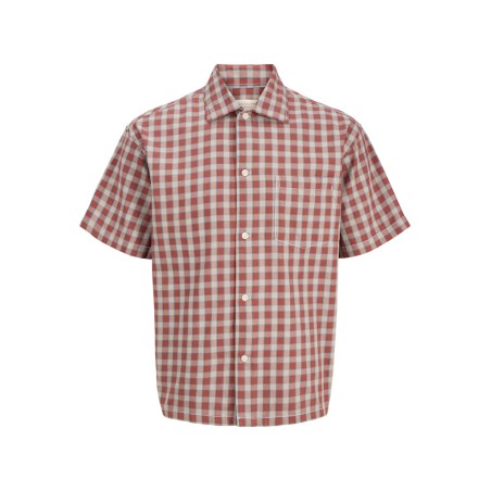 JACK & JONES Austin kortærmet clean check skjorte - Barn Red