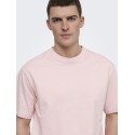 ONLY & SONS Fred Relaxed T-shirt - Veiled Pink