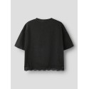 NAME IT KIDS jayla kortærmeret t-shirt - Black Beauty