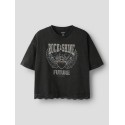 NAME IT KIDS jayla kortærmeret t-shirt - Black Beauty