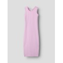 NAME IT KIDS Jenna ærmeløs slim maxi kjole - Full Blooming Pink