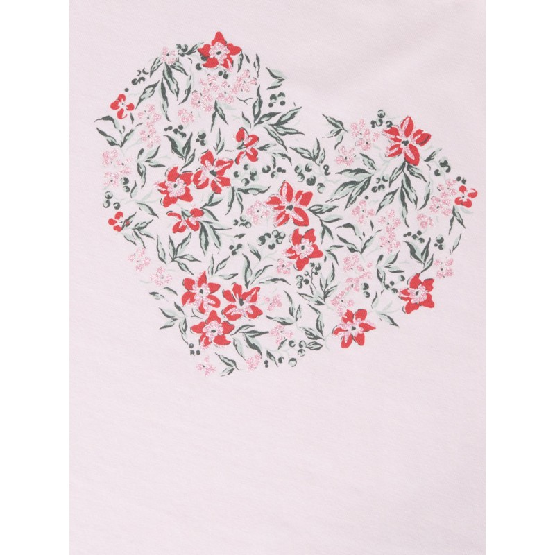 NAME IT MINI Vayanna ærmeløs capsl top - Cradle Pink Red Flowers