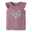 NAME IT MINI Vayanna ærmeløs capsl top - Mesa Rose Rose Flowers