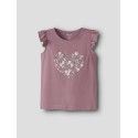NAME IT MINI Vayanna ærmeløs capsl top - Mesa Rose Rose Flowers