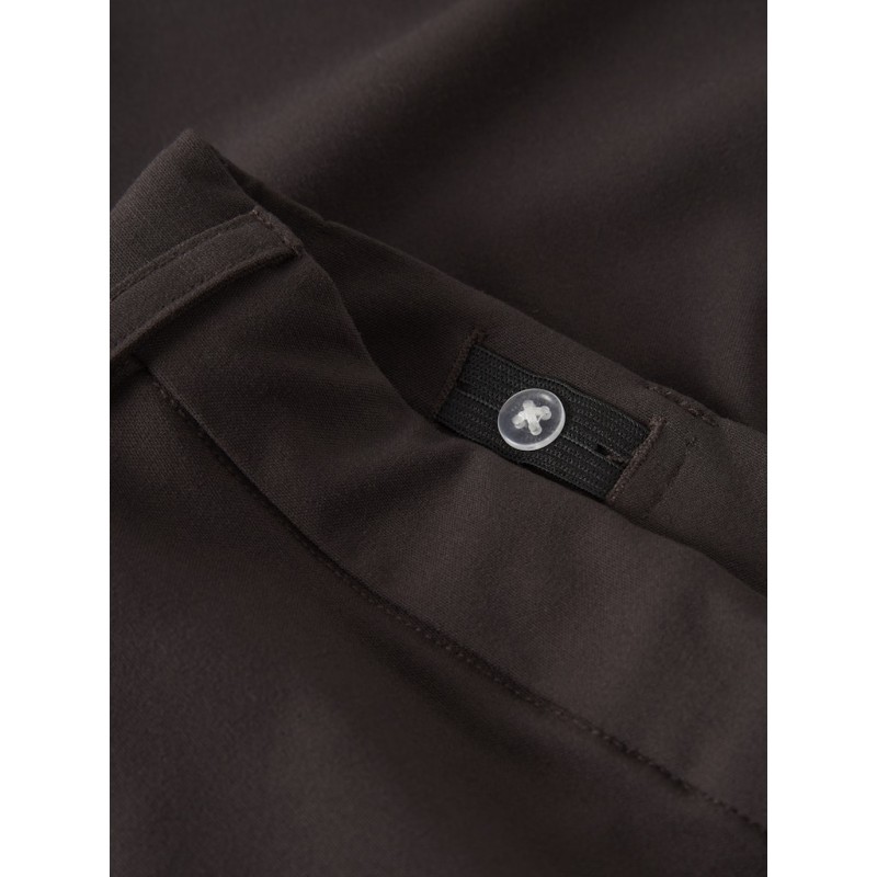 LMTD Luis Pleat Brede Bukser - Black Coffee