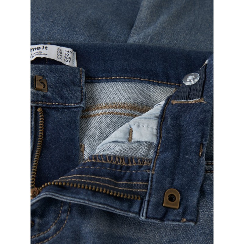 NAME IT Kids Theo x-slim sweat jeans - Blue Denim