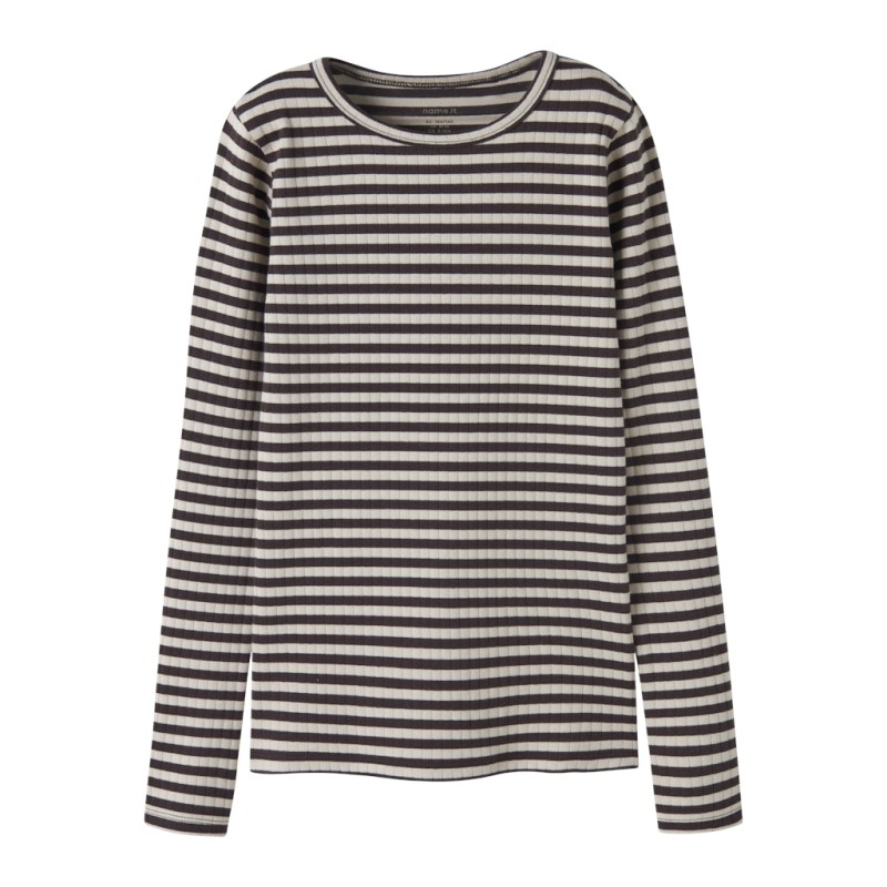 NAME IT Kids Suraja S-Xlim L/s Bluse -  Black Coffee