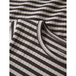 NAME IT KIDS pige - Suraja x-slim langærmet bluse -  Black Coffee