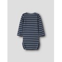 NAME IT BABY Banio langærmet body - Dark Sapphire