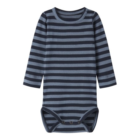 NAME IT BABY Banio langærmet body - Dark Sapphire