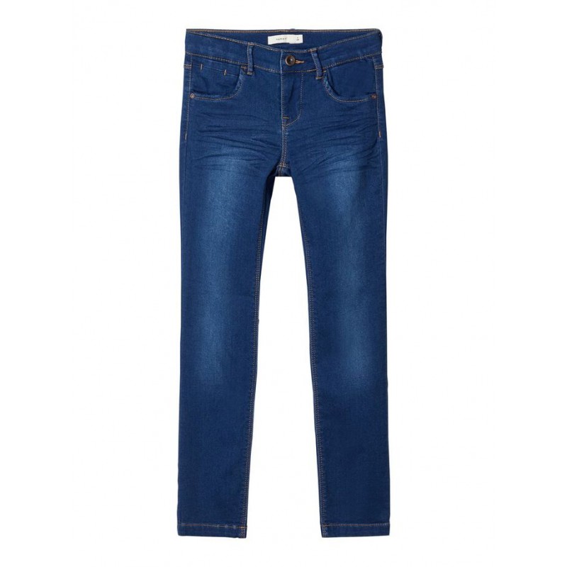 NAME IT KIDS DENIM THAYERS JEANS - DARK BLUE DENIM
