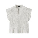 LMTD Flace kortærmet capsl t-shirt - White Alyssum