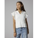 LMTD Flace kortærmet capsl t-shirt - White Alyssum