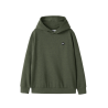 NAME IT KIDS Vimo langærmet sweat hoddie - Rifle Green
