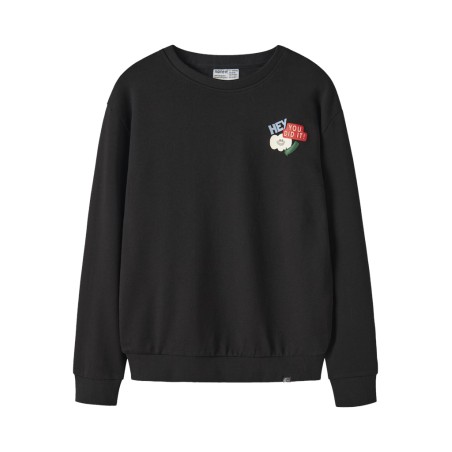 NAME IT KIDS Knil langærmet sweatshirt - Black