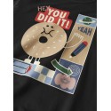 NAME IT KIDS Knil langærmet sweatshirt - Black