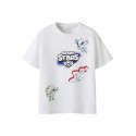 NAME IT KIDS Evere brwlst kortærmet t-shirt - Bright White