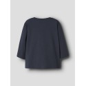 NAME IT MINI Jarl spider langærmet bluse - Navy Blazer