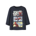 NAME IT MINI Jarl spider langærmet bluse - Navy Blazer