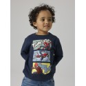 NAME IT MINI Jarl spider langærmet bluse - Navy Blazer