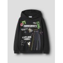 NAME IT KIDS Ju minecraft sweatshirt - Black