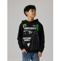 NAME IT KIDS Ju minecraft sweatshirt - Black
