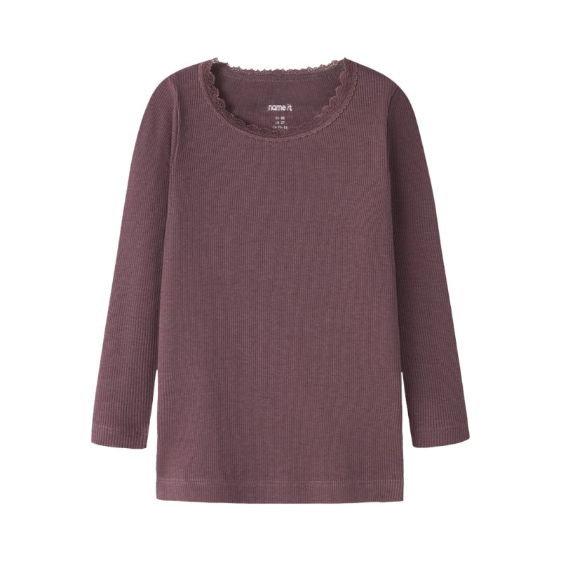 NAME IT MINI Kab Bluse - Wild Ginger
