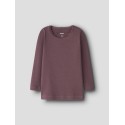 NAME IT MINI Kab langærmet bluse - Wild Ginger