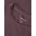 NAME IT MINI Kab langærmet bluse - Wild Ginger