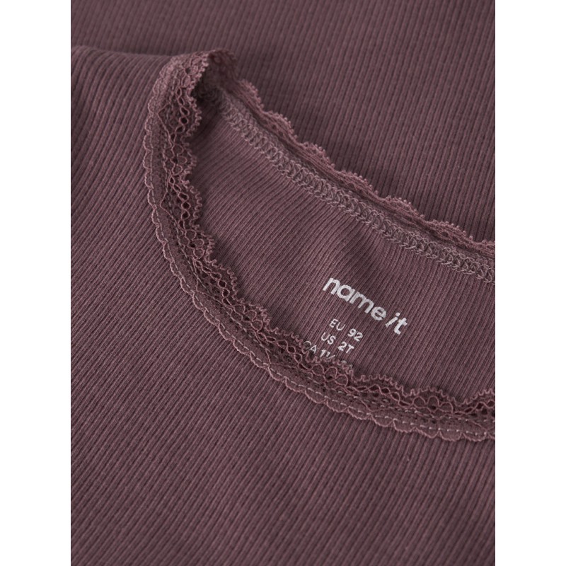 NAME IT MINI Kab Bluse - Wild Ginger