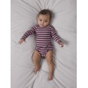 NAME IT BABY Banio langærmet body - French Roast LILAS