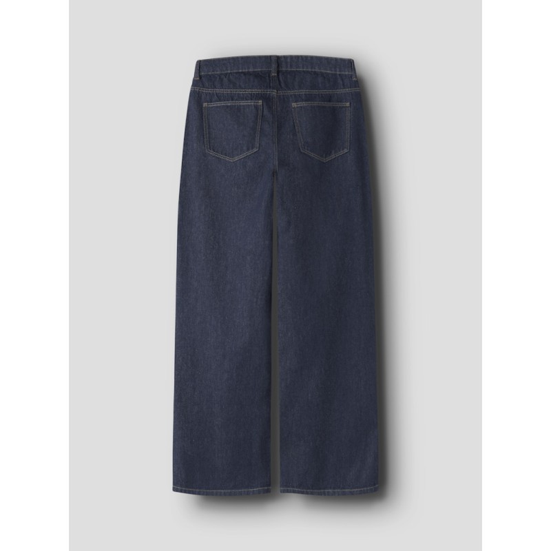 LMTD Birm wide jeans - Dark Blue Denim