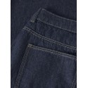 LMTD Birm wide jeans - Dark Blue Denim