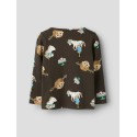 NAME IT MINI Soca Pippi langærmet bluse - Delicioso