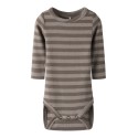 NAME IT BABY Banio langærmet body - Morel SATELLITE