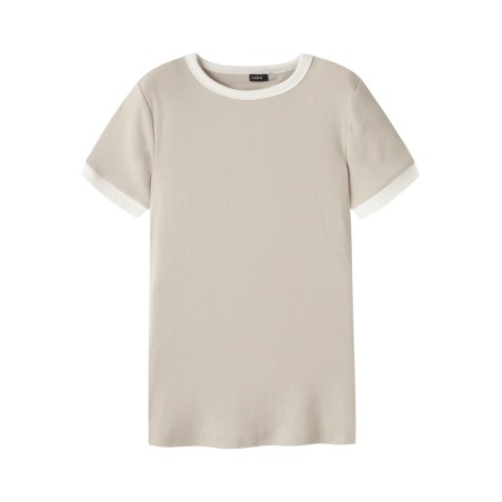LMTD Kana con kortærmet t-shirt - Peyote W. White Alyssum