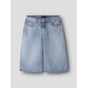 LMTD Birm denim loose knickers shorts - Light Blue Denim