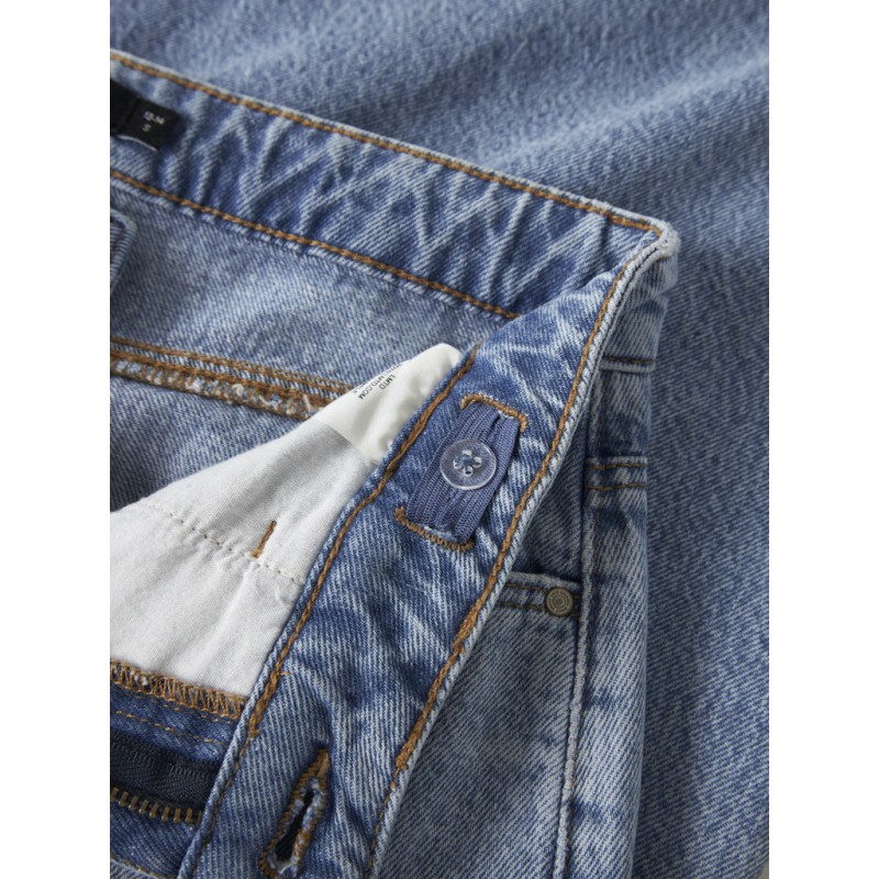 LMTD Birm denim loose knickers shorts - Light Blue Denim