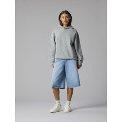 LMTD Birm denim loose knickers shorts - Light Blue Denim