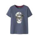 NAME IT KIDS Lorne kortærmet t-shirt - Vintage Indigo