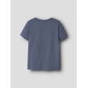 NAME IT KIDS Lorne kortærmet t-shirt - Vintage Indigo