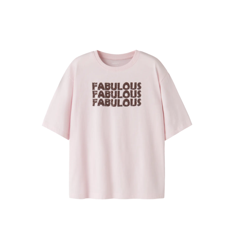 NAME IT KIDS Karina kortærmet t-shirt - Raindrops On Roses