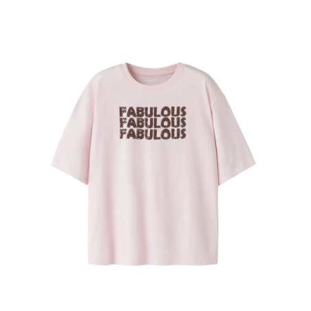 NAME IT KIDS Karina kortærmet t-shirt - Raindrops On Roses