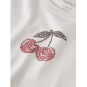 NAME IT KIDS Karina kortærmet t-shirt - Wispy Clouds