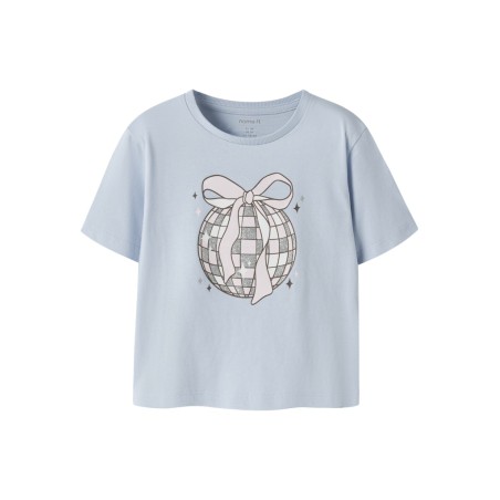 NAME IT MINI Katrina kortærmet t-shirt - Sheer Blue