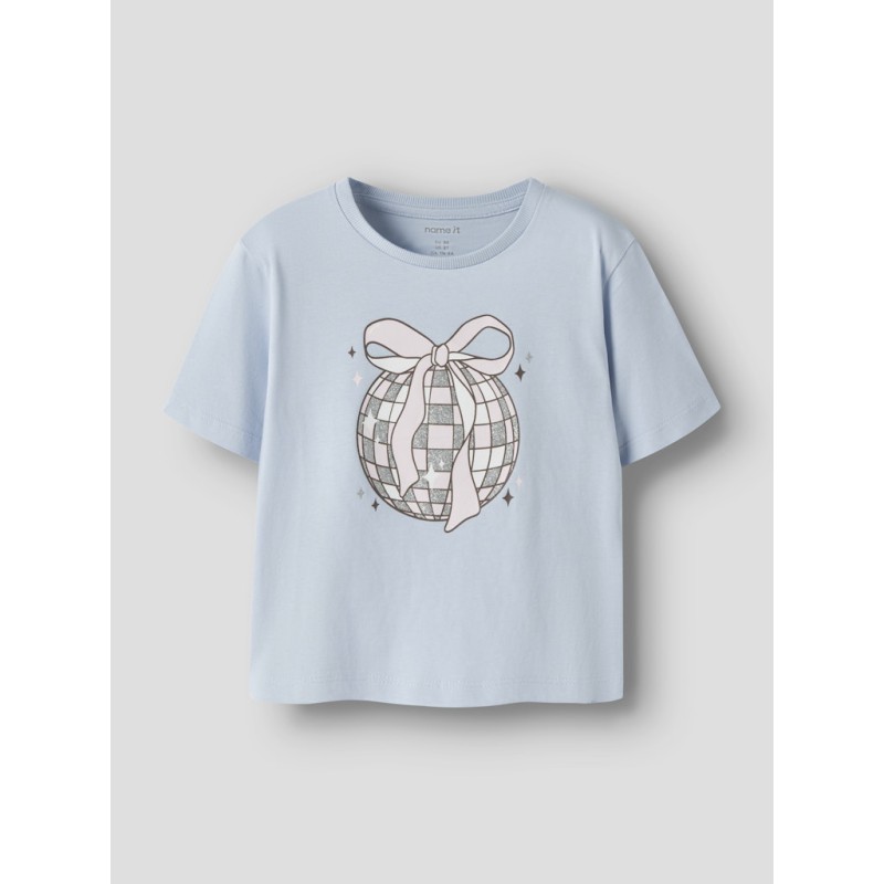 NAME IT MINI Katrina kortærmet t-shirt - Sheer Blue