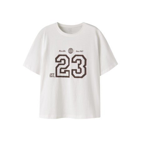 NAME IT KIDS Kristof kortærmet t-shirt - Wispy Clouds
