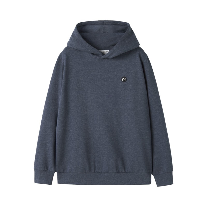 NAME IT KIDS Vimo langærmet sweat hoddie - Dark Sapphire
