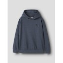NAME IT KIDS Vimo langærmet sweat hoddie - Dark Sapphire